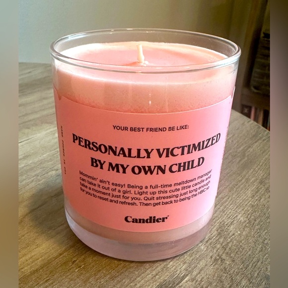 Candier Pink Candier Scented Candle “personally victimized by my own child” - Picture 1 of 3